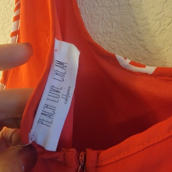 Red and White Anchor Dress - Picture 3 of 6